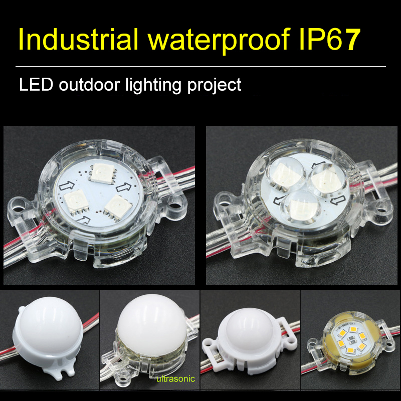 DC12V Diameter 3cm 5050SMD UCS1903/DMX512 Pixel Module Full-color Outside-control Running Horse Lamp Water Gradient Chase Door Head Outdoor Waterproof IP67 Programmable Digital LED Point Light Pixel Light DC12V Diameter 3cm 5050SMD UCS1903/DMX512 Pixel Module Full-color Outside-control Running Horse Lamp Water Gradient Chase Door Head Outdoor Waterproof IP67 Programmable Digital LED Point Light Pixel Light